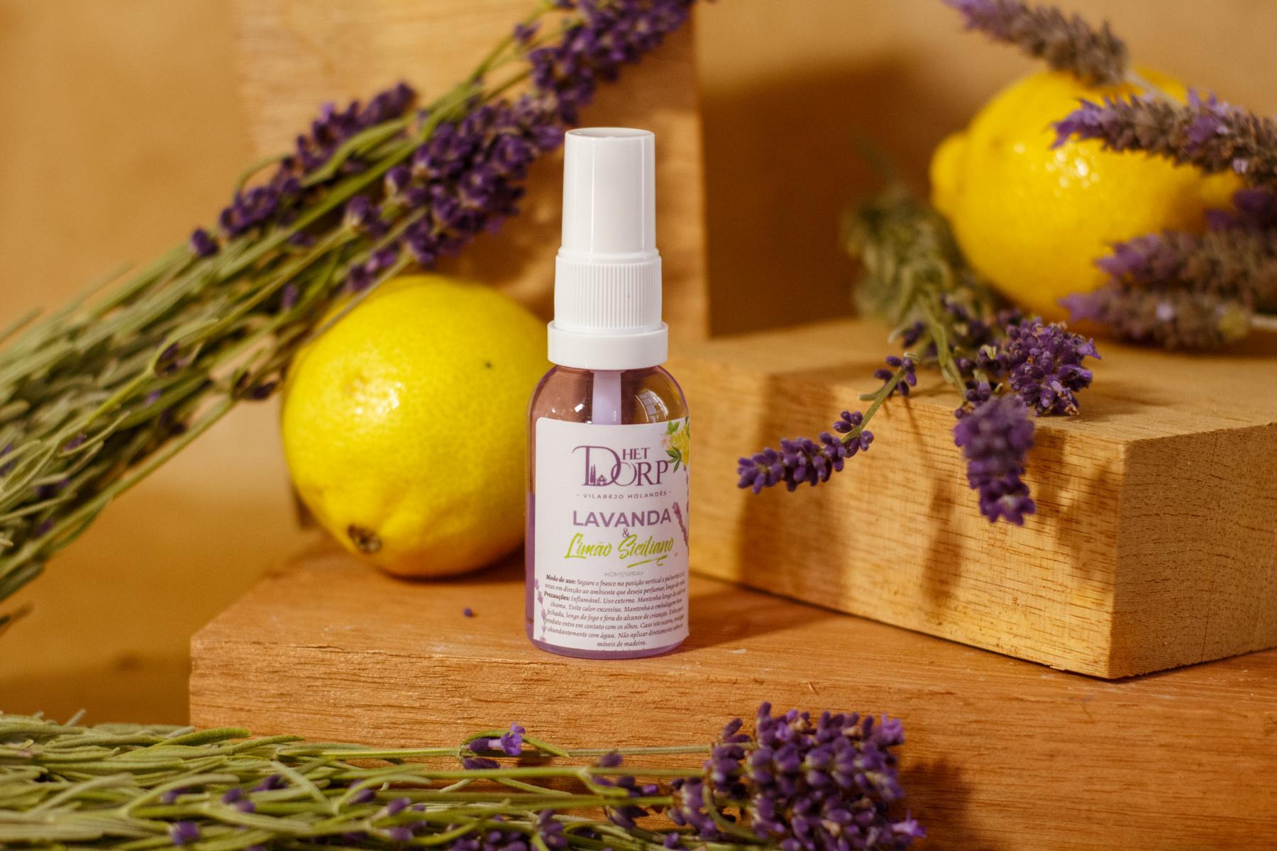 Mini Homespray lavanda e limão siciliano