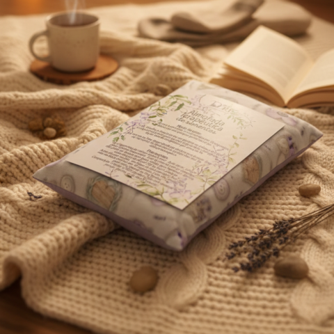 Almofada terapêutica de sementes