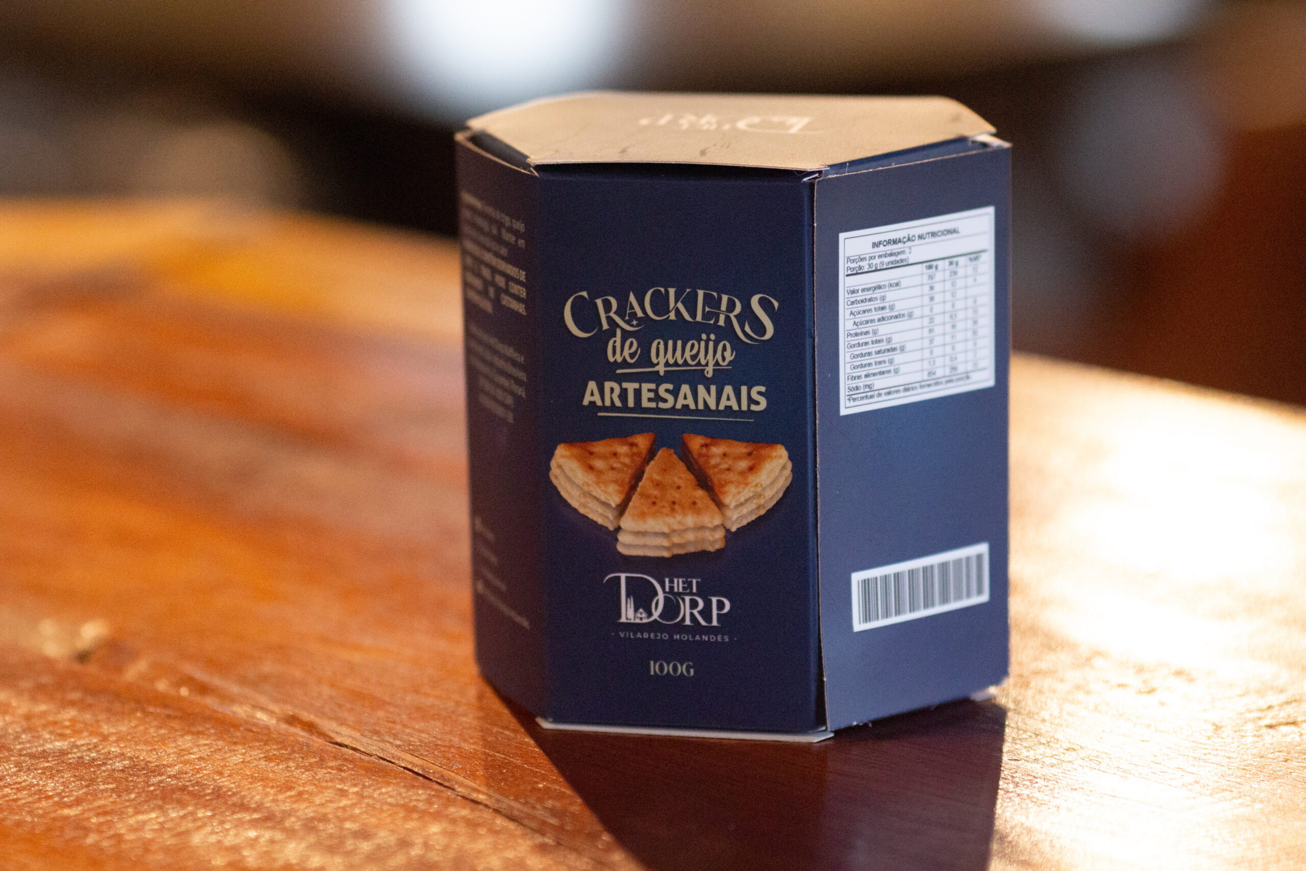 Crackers de queijo