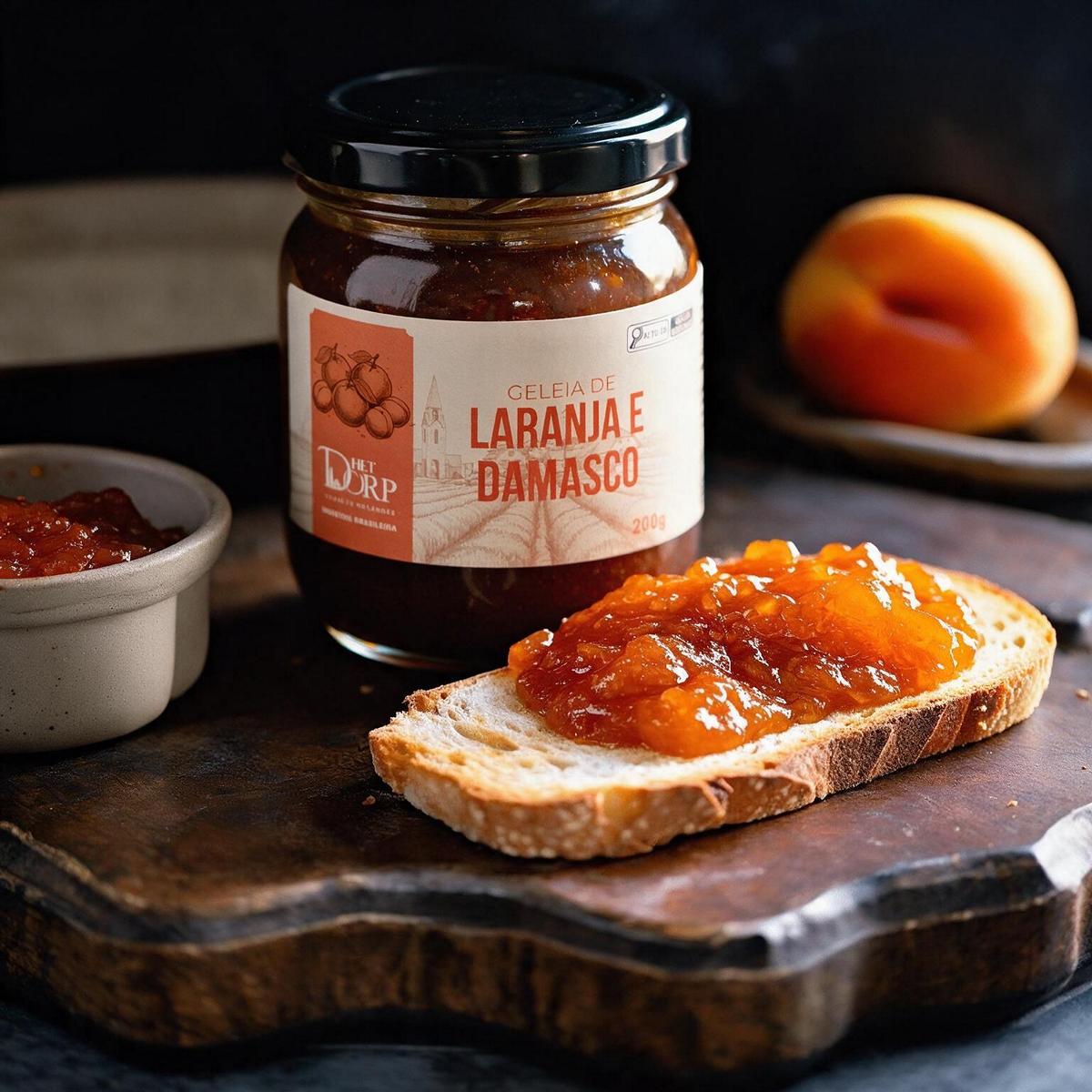 Geleia Artesanal de Laranja, Damasco e Lavanda - Imagem 2