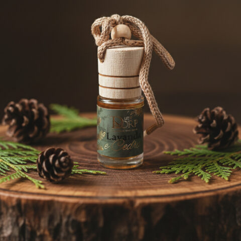 Difusor para carro Lavanda e Cedro