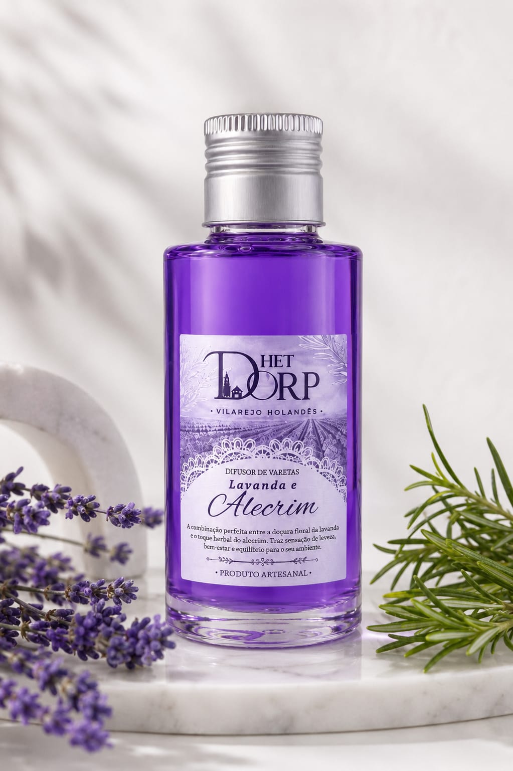 Difusor de varetas Lavanda e Alecrim