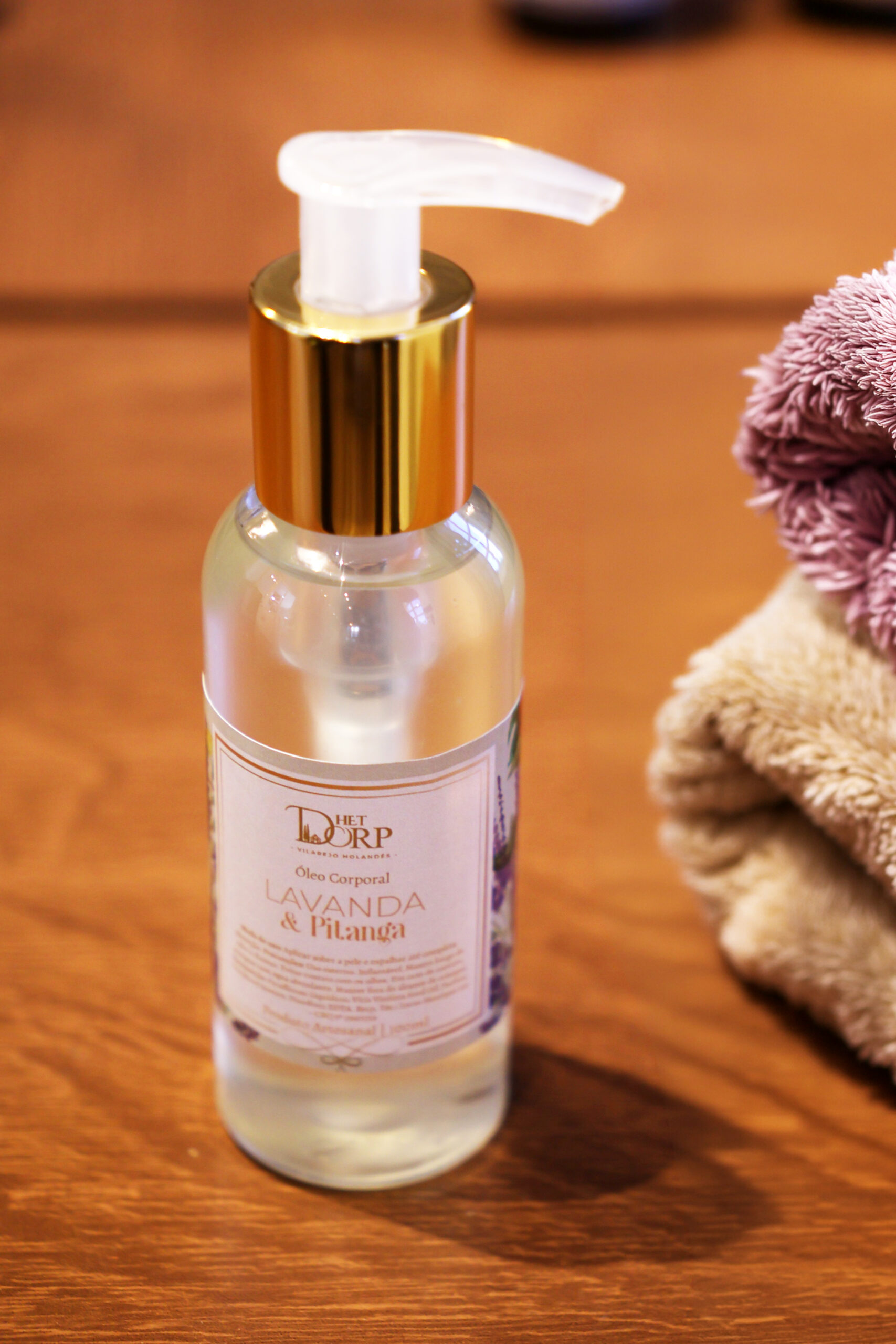 Óleo Corporal para Massagem e Banho Lavanda e Pitanga