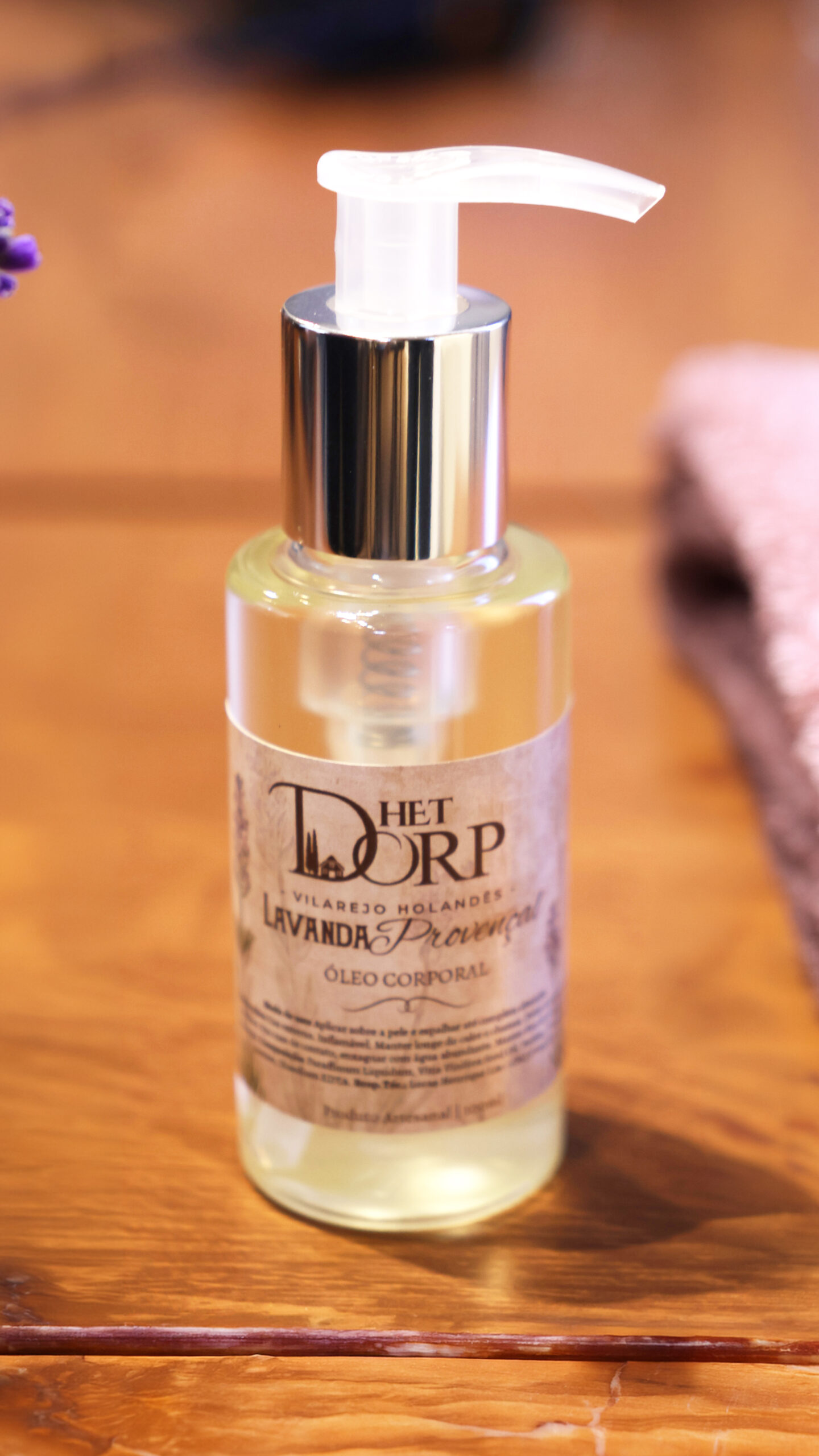 Óleo Corporal para Massagem e Banho Lavanda Provençal