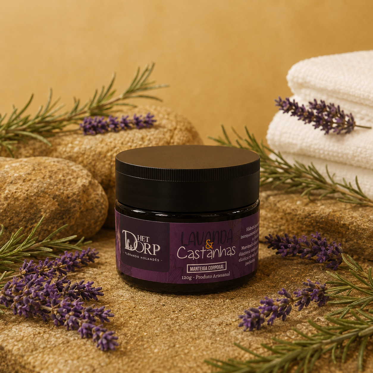 Manteiga Corporal Lavanda e Castanha
