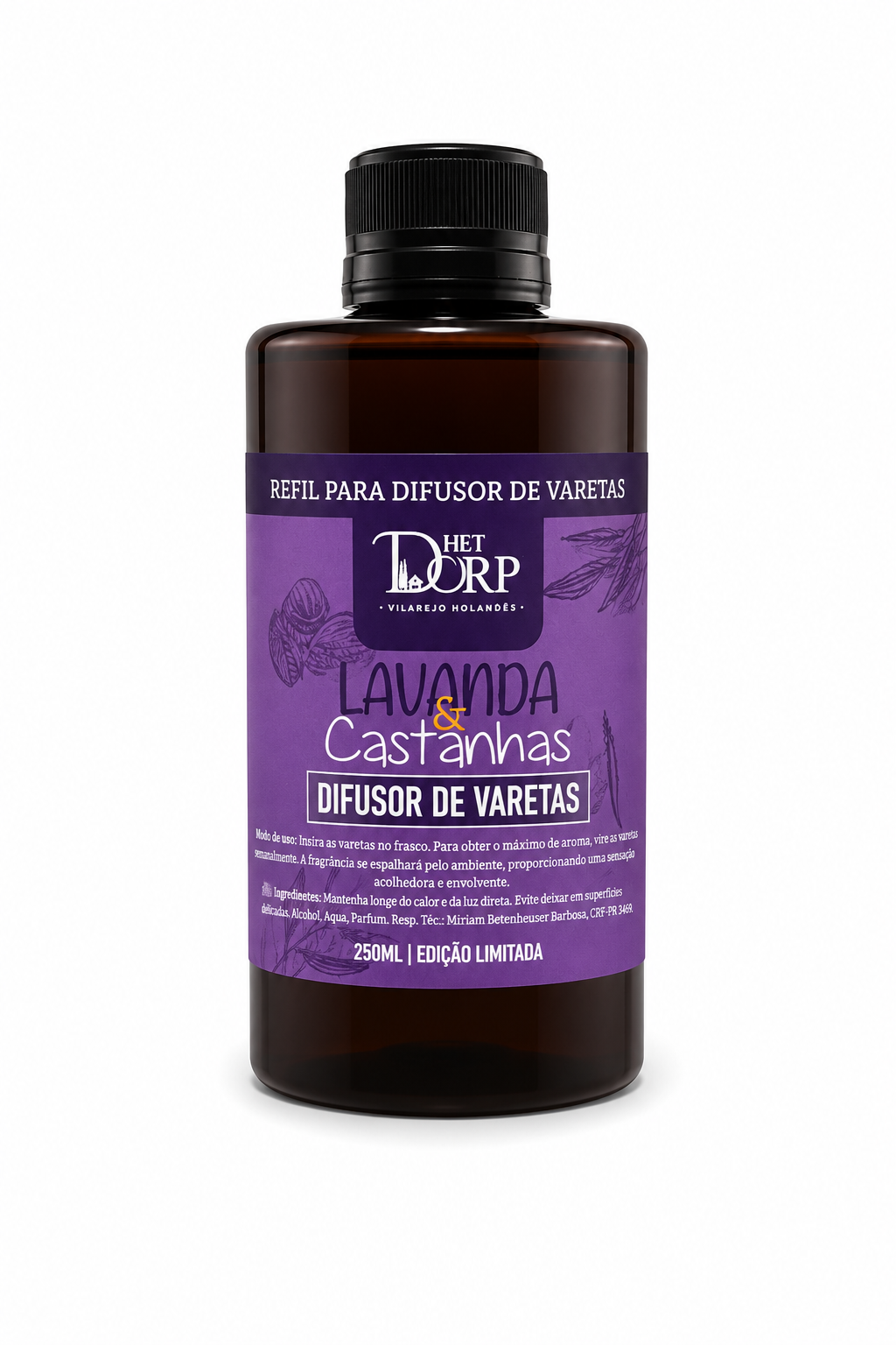 Refil de difusor de varetas Lavanda e Castanha