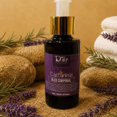 Óleo Corporal para Massagem e Banho Lavanda e Castanha