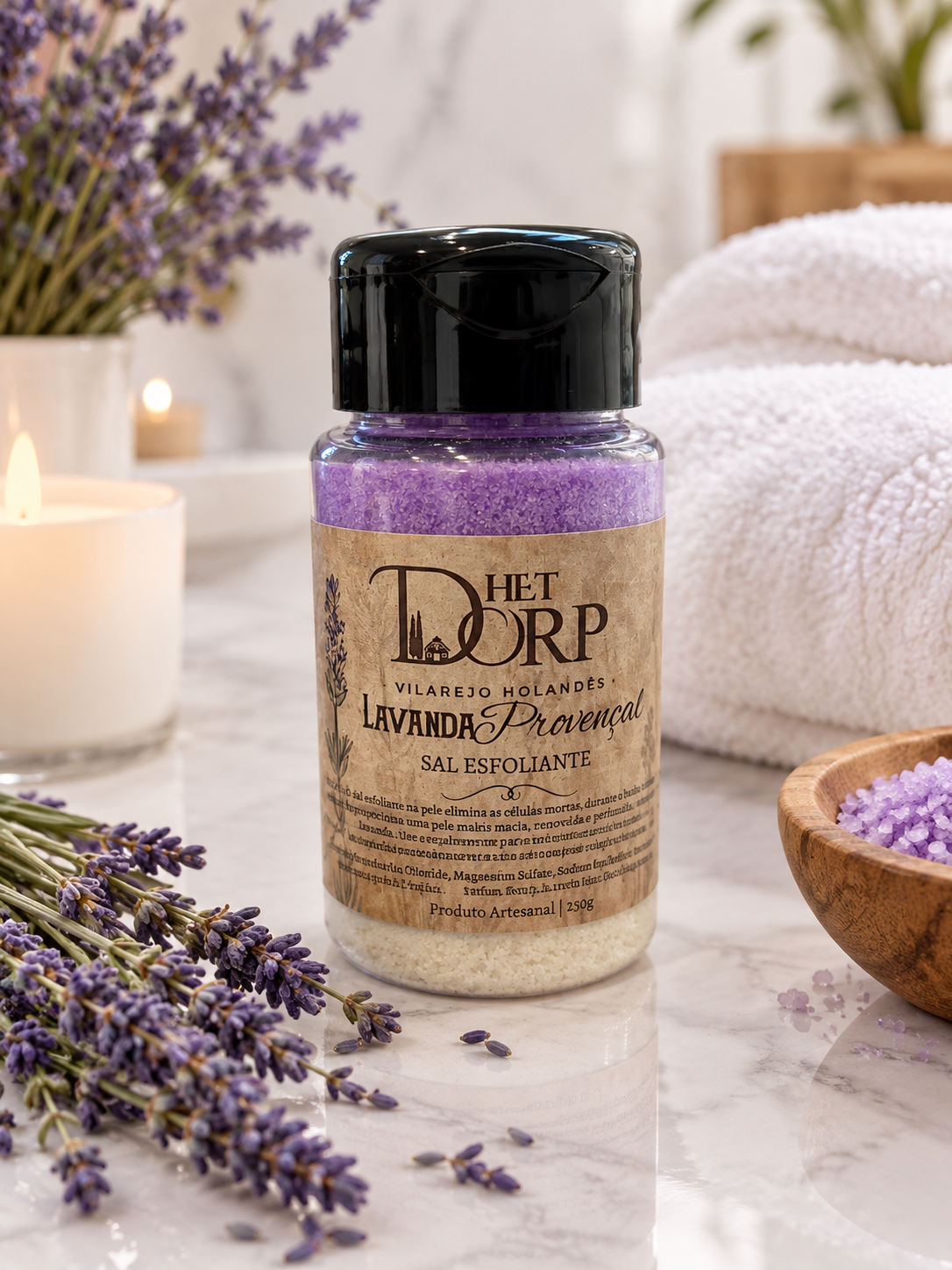 Sal esfoliante de Lavanda Provençal